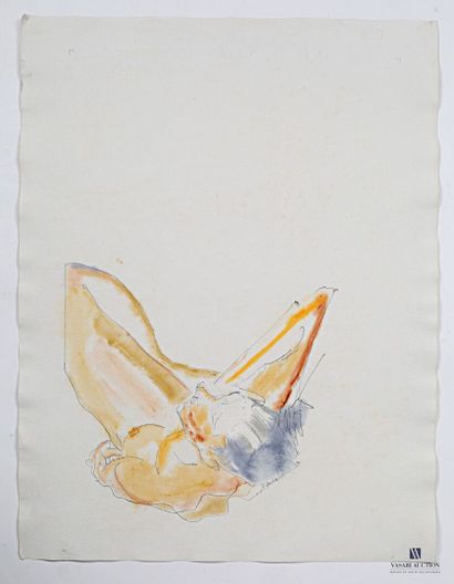 null HAISLEY Robert (1946-2020)

Contemporary figure

Watercolor on paper

(corrugated...