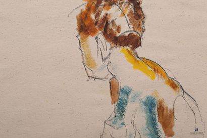 null HAISLEY Robert (1946-2020)

Figure contemporaine

Pastel et crayon sur papier

Recto...