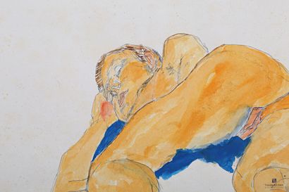 null HAISLEY Robert (1946-2020)

Contemporary figure

Watercolor and sketch on 

Recto...