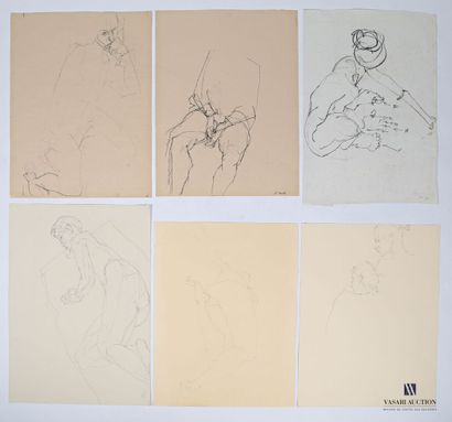 null HAISLEY Robert (1946-2020)

Contemporary figures

Six sketches on paper

(foxing)

61...
