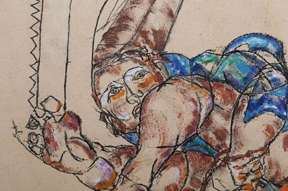 null HAISLEY Robert (1946-2020)

Figure contemporaine

Pastel, crayon et collage...
