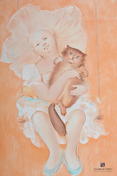 null FINI Leonor (1907-1996)

Femme au chat sur une balançoire

Lithographie en couleurs

Signée...