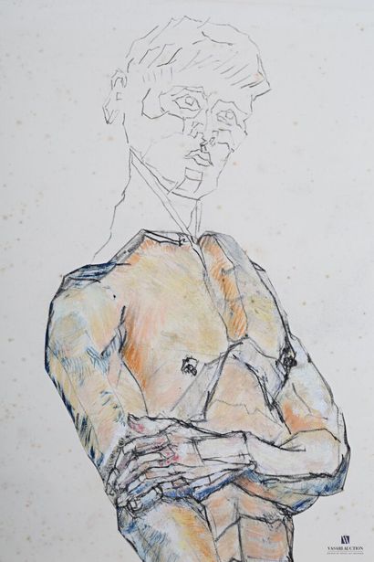 null HAISLEY Robert (1946-2020)

Figure contemporaine

Pastel et fusain sur papier...