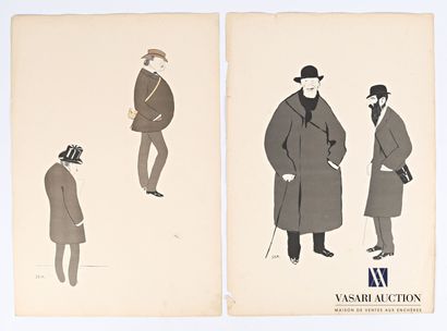 null SEM (1863-1934), d'après

Deux hommes en manteau gris - En allant aux courses

Deux...