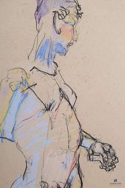 null HAISLEY Robert (1946-2020)

Figure contemporaine

Pastel et fusain sur papier

(rousseurs)

61...