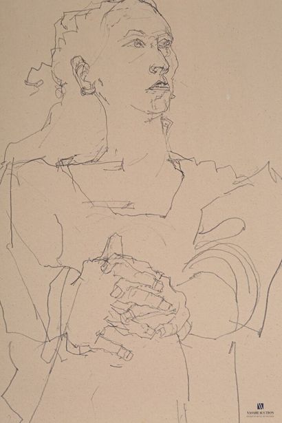 null HAISLEY Robert (1946-2020)

Contemporary Figures

Two pencil sketches on paper

(slight...