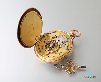 null Piaget in Nismes, pocket watch in yellow gold 750 thousandths with ringing,...