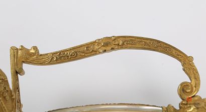 null Sword of high official or diplomat, gilded brass mounting chiselled with a branch,...