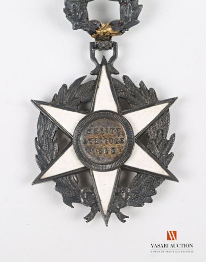 null Mérite agricole, institué en 1883, étoile d'officier, étoile 42 mm, bélière...