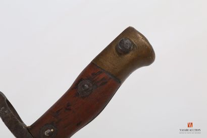 null Baïonnette pour fusil GRAS scolaire type 1874, lame à dos plat de 42 cm, quillon...