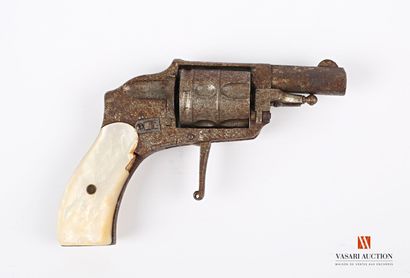 null Revolver de poche hammerless, calibre 8 mm, canon rayé de 50 mm, barillet à...