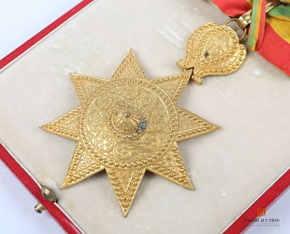 null Ethiopie : Ordre de l'Étoile d'Ethiopie, fondé en 1874, bijou de Commandeur...