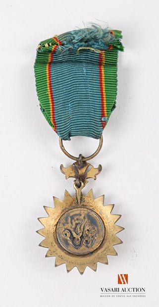 null Thaïlande : Ordre de la Couronne du Siam, fondé en 1869, bijou d'officier, étoile...