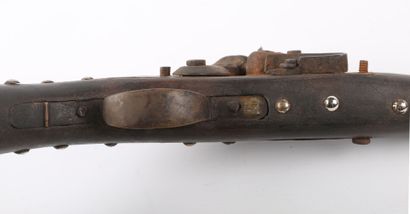 null Pistolet de traite du boubou, platine à silex inspirée d'un modèle réglementaire,...