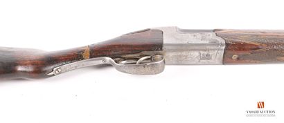 null Rifle of hunting stéphanois R.MALGAT gauge 12-65, superimposed barrels of 70...