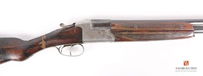 null Rifle of hunting stéphanois R.MALGAT gauge 12-65, superimposed barrels of 70...