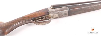 null Shotgun hammerless stéphanois gauge 16-65, juxtaposed barrels of 68,5 cm, cut...