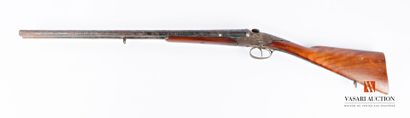 null Shotgun, manufacture stéphanoise L.CHARLIN & Co, juxtaposed barrels of 70 cm...