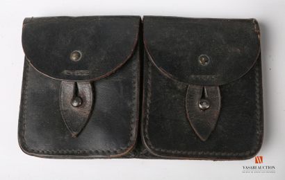 null Cartridge belt model 1882 (2 specimens, repairs), compass case, half cartridge...