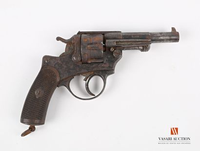  Revolver pour officier modèle 1874, canon rayé de 11 cm calibre 11 mm, daté S.1877,...