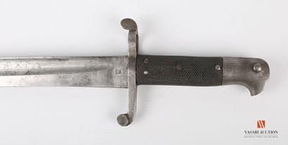 null British Enfield bayonet model 1856, yatagan blade, 58 cm long, handle with riveted...