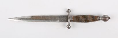 null Knife-dagger, blade 17 cm, engraved with etching, marked on the heel Fabrica...