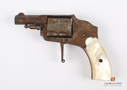  Revolver de poche hammerless, calibre 8 mm, canon rayé de 50 mm, barillet à cinq...