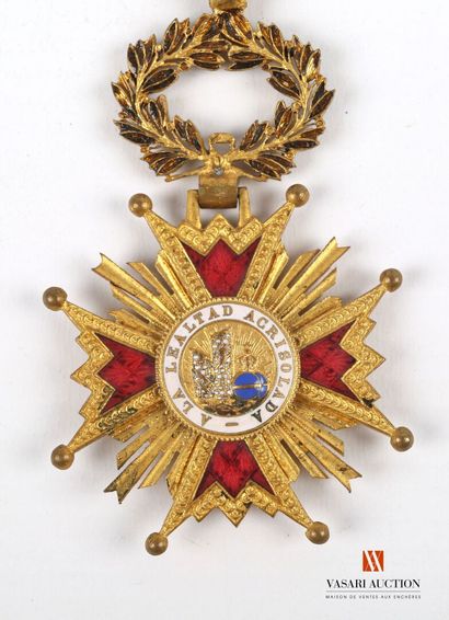 null Espagne : Ordre d'Isabelle la Catholique, fondé en 1815, étoile de chevalier,...