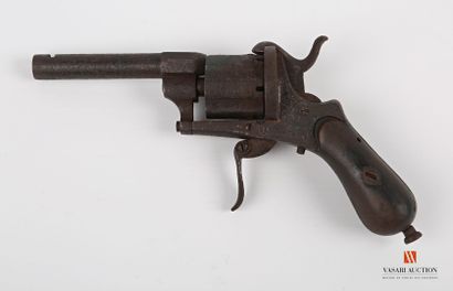 null Pinfire revolver, 7 mm caliber, 75 mm round barrel, six-chamber hollow barrel,...