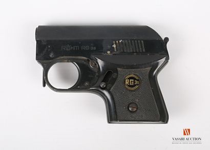 null Alarm pistol Röhm, model RG 3s made in France, threaded barrel for flare tip,...