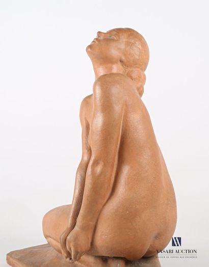 null GENNARELLI Amedeo (1881-1943)

Seated nude woman with joined hands

Terracotta

Signed...