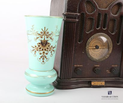 null Lot including a Spirit of St Louis molded wood radio, the openwork front presents...