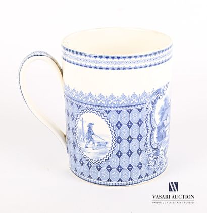 null BORDEAUX - Manufacture Jules Vieillard & Cie 

Fine earthenware cup with decoration...