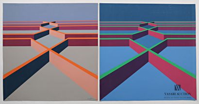 null Maxime DEFERT (born in 1944)

Geometric compositions

Two serigraphs

Signed...
