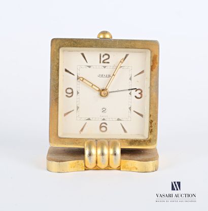 null Jaeger, two-day alarm clock, circa 1940.

Brass base and case, champagne dial,...