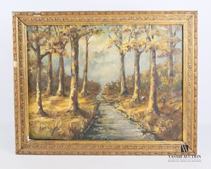 null CORGIL (XXth century)

The wood collectors in the forest

Oil on canvas

Signed...