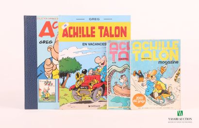 null [BD - ACHILLE TALON]

Lot including four volumes:

- GREG - Achille Talon on...