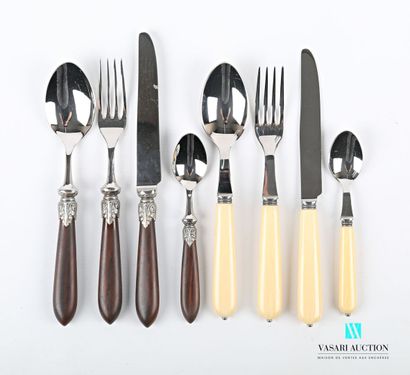 Set of two sets of cutlery including each...