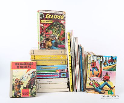 null [ADVENTURES - SUPER HEROES]

Lot including thirty-six paperback books including...