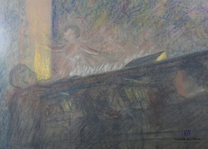 null THOMAS Jean-François (1894-1939)

Dans l'ombre du ballet 

Pastel 

Signé en...
