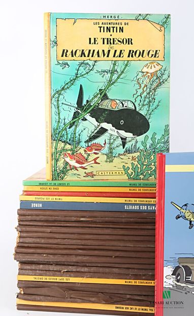 null [HERGE - TINTIN]

Lot including XXX comics : 

Tintin in Congo - Casterman -...