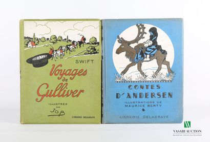 null ANDERSEN - Contes - Paris librairie Delagrave 1930 - one volume 32 x 25 cm -...