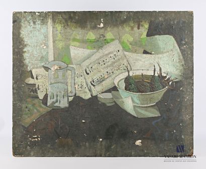 null SOULAN Jean (1911-1972)

Still life with a music score - Abstract composition

Mixed...