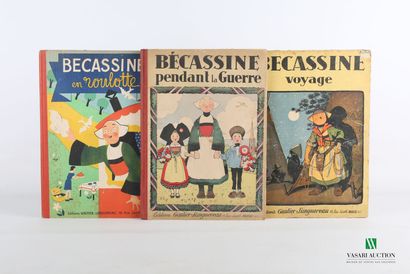 [BECASSINE] 
Lot of three works including:...