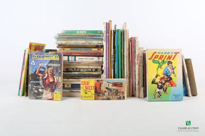 null [SUPERHEROS - ADVENTURE]

Lot of magazines / paperbacks format in-12° such as:...