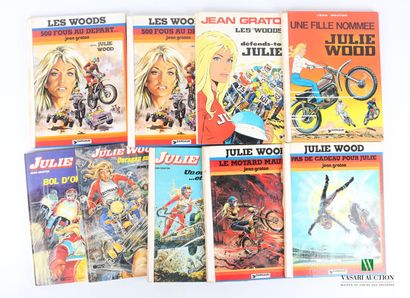 null [JULIE WOOD - JEAN GRATON]

Lot of nine comics :

Une fille nommée Julie Wood...