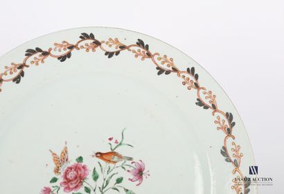 null CHINA - Compagnie des Indes

Porcelain plate with polychrome decoration and...