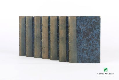 [ALFRED DE MUSSET] 
Lot including seven volumes...