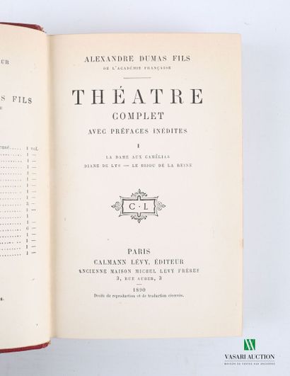 null [THEATER]

Lot including fourteen volumes:

- AUGIER Émile - Théâtre complet...