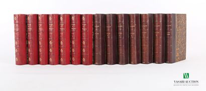 null [THEATER]

Lot including fourteen volumes:

- AUGIER Émile - Théâtre complet...